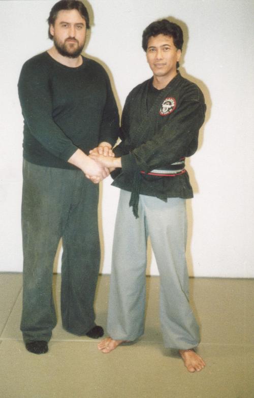 Si Gung Hubert Wolf und sein Lehrer Grandmaster Al Dacascos