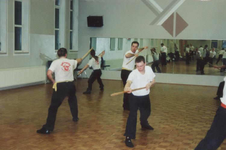 Stockformseminar der Shaolinmönche 1999